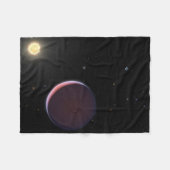 太陽のような星ケプラー51と3つの巨大な惑星。 フリースブランケット (正面(横))