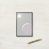 太陽のような星ケプラー51と3つの巨大な惑星。 ポストイット (デスク上)