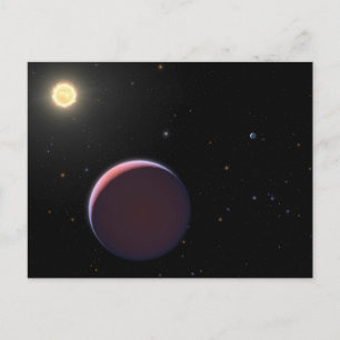 太陽のような星ケプラー51と3つの巨大な惑星。 ポストカード