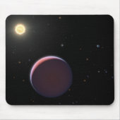 太陽のような星ケプラー51と3つの巨大な惑星。 マウスパッド (正面)
