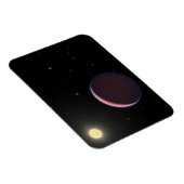 太陽のような星ケプラー51と3つの巨大な惑星。 マグネット (右側)