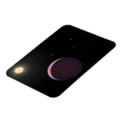 太陽のような星ケプラー51と3つの巨大な惑星。 マグネット (左側)