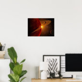 太陽のような星79の周りを回る巨大な惑星 ポスター (ホームオフィス)