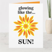 太陽のような輝き カード (正面)