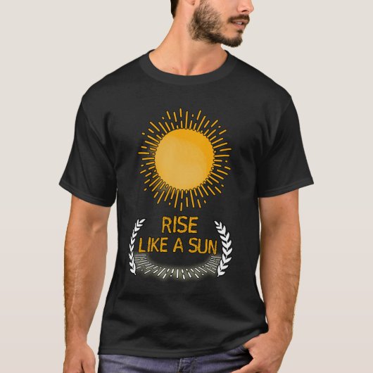 太陽のように昇る Tシャツ (正面)