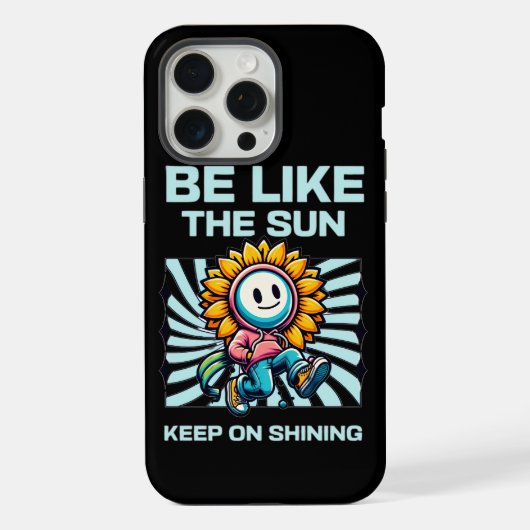 太陽のように輝き続ける iPhoneケース (裏面)