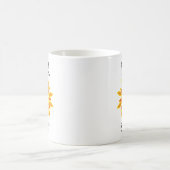 太陽のように輝く太陽 コーヒーマグカップ (中央)