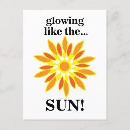 太陽のように輝く太陽 ポストカード