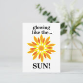 太陽のように輝く太陽 ポストカード (スタンド正面)