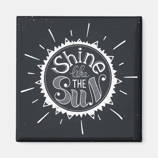 太陽のように輝く マグネット (正面)