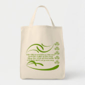 太陽のアイルランド人の暖かさに賛美似て トートバッグ (正面)