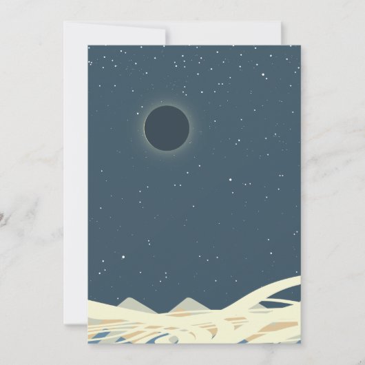 太陽のアートが「蛇」で食い止められる 招待状 (正面)