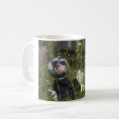 太陽のエイリアン -- パーソナライズ コーヒーマグカップ (正面左)