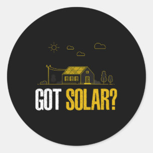 太陽のエネル得太陽のギーおもしろいパネ太陽のル ラウンドシール