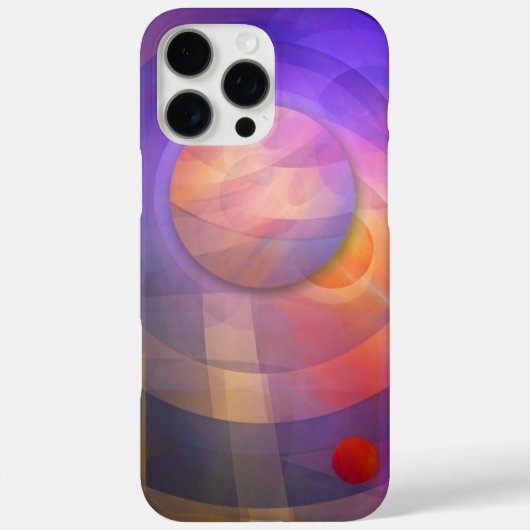 太陽のエネル芸術的抽象芸術 Case-Mate iPhoneケース (裏面)