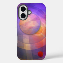 太陽のエネル芸術的抽象芸術 iPhone 16ケース