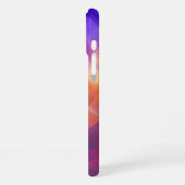 太陽のエネル芸術的抽象芸術 iPhoneケース (左側面)