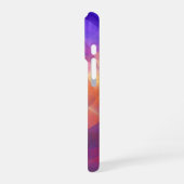 太陽のエネル芸術的抽象芸術 iPhoneケース (左側面)