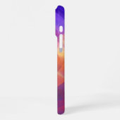 太陽のエネル芸術的抽象芸術 iPhoneケース (左側面)