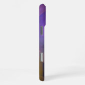 太陽のエネル芸術的抽象芸術 iPhoneケース (右側面)