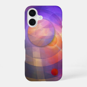 太陽のエネル芸術的抽象芸術 iPhone 16ケース