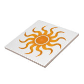 太陽のカスタマイズ可能なタイル – 小 タイル (側面)