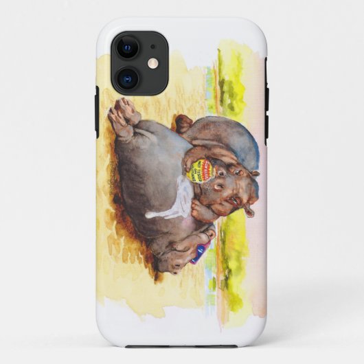 太陽のカバ Case-Mate iPhoneケース (裏面)