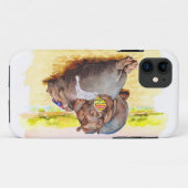 太陽のカバ Case-Mate iPhoneケース (裏面(横))