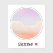 太陽のキスを受けた地平線 シール (シート)