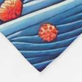 太陽のキスを受けた海ジャム：あなたの愛の太陽 フリースブランケット (角)