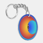 太陽のキーチェーンの目 キーホルダー (正面左)