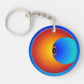 太陽のキーチェーンの目 キーホルダー (正面)