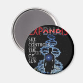 太陽のコントロールをハートする マグネット (正面/裏面)