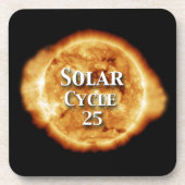 太陽のサイクル25アクティブな日 コースター (正面)