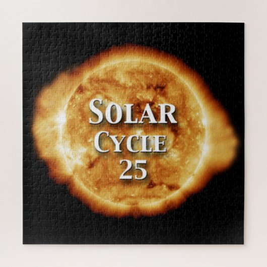 太陽のサイクル25アクティブな日 ジグソーパズル (縦)
