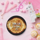 太陽のサイクル25アクティブな日 ペーパープレート (パーティー)