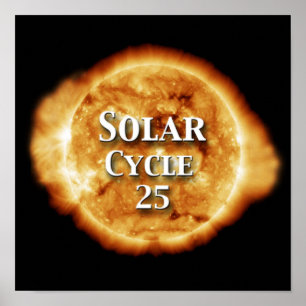 太陽のサイクル25アクティブな日 ポスター