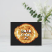 太陽のサイクル25アクティブな日 ポストカード (スタンド正面)