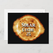 太陽のサイクル25アクティブな日 ポストカード (正面/裏面)