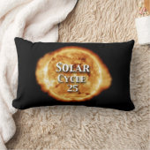 太陽のサイクル25アクティブな日 ランバークッション (ブランケット)