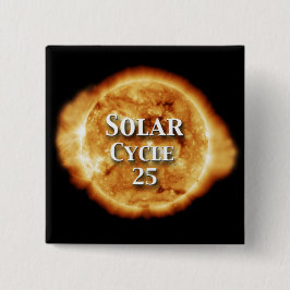 太陽のサイクル25アクティブな日 缶バッジ