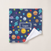 太陽のシステムパタ子供へーン バスタオルセット (ウォッシュタオル)