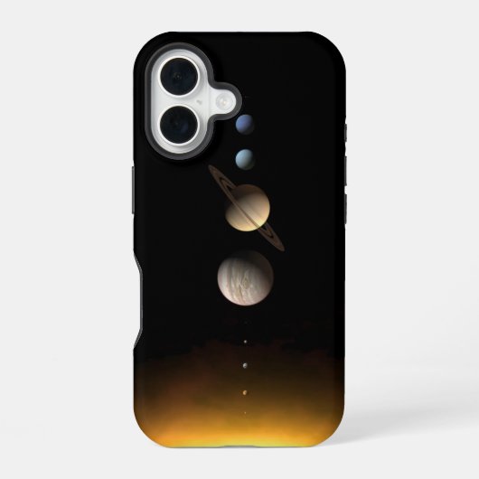 太陽のシンフォニー iPhone 16ケース (裏面)