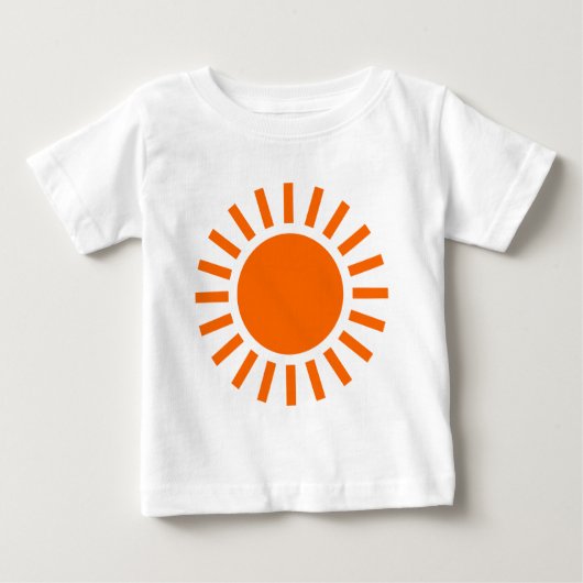 太陽のシンボル ベビーTシャツ (正面)