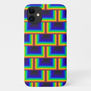 太陽のスペクトル正はかりで測方形 iPhone 11 ケース