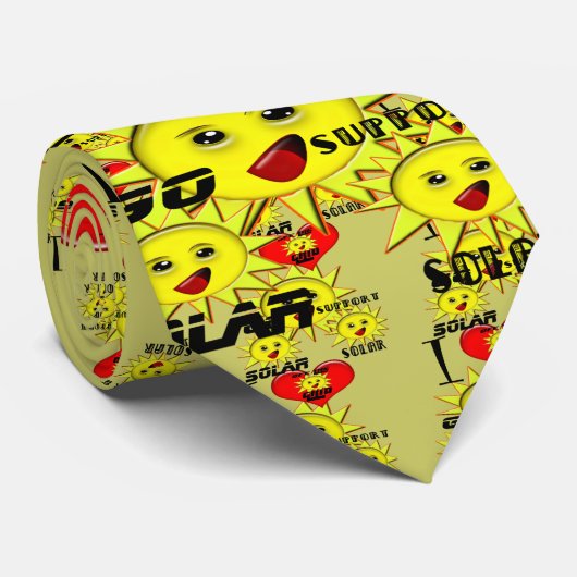 太陽のパワーギフト及び販促品Tシャツ ネクタイ (ロール)