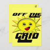 太陽のパワーギフト及び販促品Tシャツ ポストカード (正面/裏面)