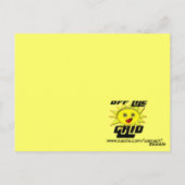 太陽のパワーギフト及び販促品Tシャツ ポストカード (裏面)