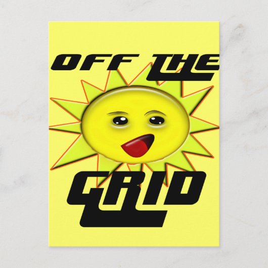 太陽のパワーギフト及び販促品Tシャツ ポストカード (正面)