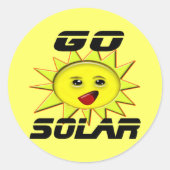 太陽のパワーギフト及び販促品Tシャツ ラウンドシール (正面)